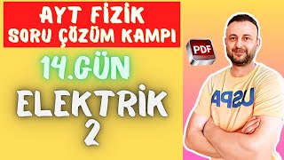 14Gün AYT Elektrik 2  Paralel Levhalar ve Sığaçlar Soru Çözümü aytfizikfulltekrar [upl. by Eisyak]