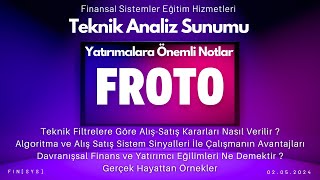 FROTO  YÜKSELİŞ TRENDİ DEVAM EDER Mİ  BORSA HİSSE SENEDİ TEKNİK ANALİZİ  FROTO GÜNCEL YORUM [upl. by Godrich]