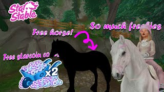 Free starcoins code and new free horse Star stable online [upl. by Gurney]