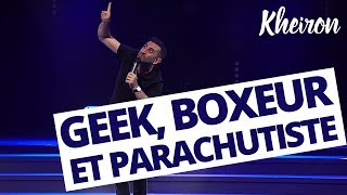 Geek Boxeur et Parachutiste  60 minutes avec Kheiron [upl. by Modeerf]