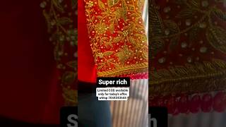 maggam work bridal designer blouse aari work blouse designs hand embroidery work blouse blouse [upl. by Yecram641]