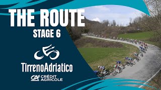 Tirreno Adriatico 2024  Tappa 6 il percorso [upl. by Sug365]