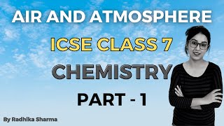 Air and Atmosphere  ICSE CLASS 7 Chemistry  Part  1 [upl. by Mafalda499]