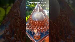 Powerful Orgonite Pyramid orgone handmade orgonite crystalpyramid diy orgonitepyramid arts [upl. by Atelokin219]