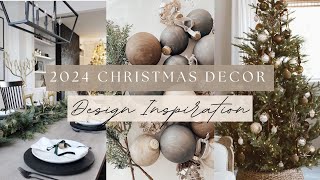 NEW 2024 Christmas Decor Design Inspiration and Planning  Neutral Decor  Christmas Styling Tips [upl. by Martie]