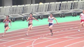 2014熊本県高校総体陸上 ～ 女子200m決勝 ～ [upl. by Leggat]