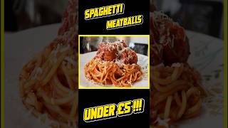 Spaghetti and meatballs under £5 [upl. by Amej]