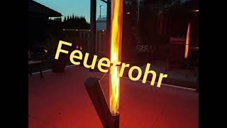 Feuerrohr Palletfackel eigenbau [upl. by Jeb402]