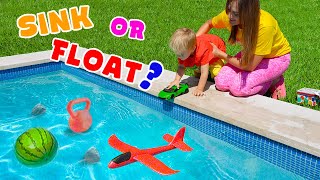 Sink or Float with Vlad and Niki  Cool Science Experiment for Kids [upl. by Hseham938]