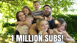 WE HIT 1 MILLION SUBSCRIBERS  OUR BIGGEST GIVEAWAY WE’VE EVER DONE [upl. by Ahse]