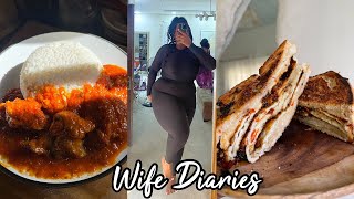 WIFE DIARIES  Turkey Stew RecipeBread OmeletteHelping My mum CookLYDIA STANLEY [upl. by Atikim]