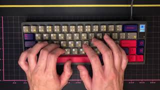 Domikey Triple Shot Keycap Typing Test ft Matrix Lab Vita [upl. by Hoes188]