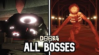 Roblox DOORS Floor 1 amp 2  All Bosses [upl. by Gerrit]