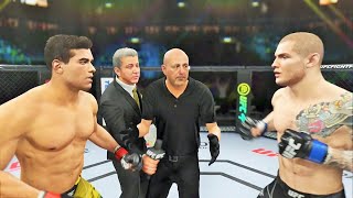 Paulo Costa vs Marvin Vettori Full Fight  UFC 4 Simulation [upl. by Eirruc919]