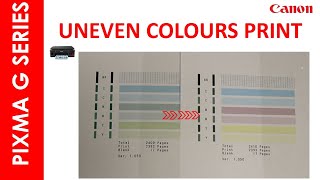 COLOURS UNEVEN ISSUE  PIXMA G SERIES [upl. by Kulda]