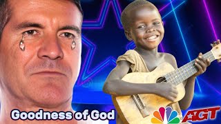 African Cowboy Singer Make Simon to Cry with quotGoodness of Godquot Powerful worship Song  AGT 2024 [upl. by Itsirc114]