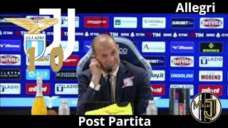 Lazio  Juventus 10 🎤 Conferenza stampa di Allegri nulla da rimproverare [upl. by Lasley781]