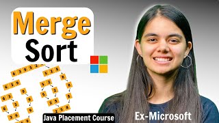 Merge Sort  For Beginners  Java Placement Course [upl. by Aicelaf789]