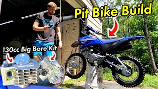 I Installed A Big Bore Kit On My 110cc Pit Bike Massive Power Gains [upl. by Shaughn979]