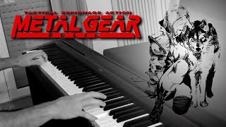 Metal Gear Solid  Enclosure piano cover [upl. by Yelats]