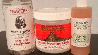 Indian Healing Clay Live Demo amp First Impressions  New Skin Care Products [upl. by Dyke]