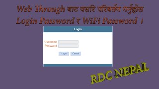 How to change web through Nokia router password amp Login in Vianet WiFi [upl. by Marsiella851]