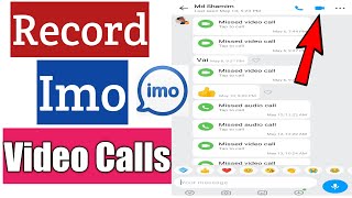 How To Record Video Calls On Imo [upl. by Salema]