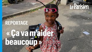 Rentrée scolaire  à AulnaysousBois cartables et fournitures gratuits pour 150 familles précaires [upl. by Fernandina]