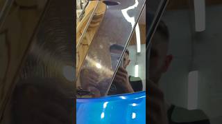 hochglanzleiste polieren Blackuni detailing car details gloss mirror [upl. by Annwahs]