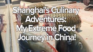 Shanghais Culinary Adventures My Extreme Food Journey in China [upl. by Llenna]