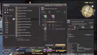 Final Fantasy XIV A Realm Reborn  Blacksmith Quick Leveling Up Guide [upl. by Eba]