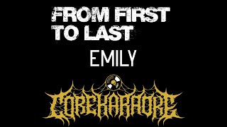 From First To Last  Emily Karaoke Instrumental [upl. by Amuwkuhc]