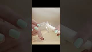 How to insert a tampon easily during your period shorts tampon periods [upl. by Simdars1]