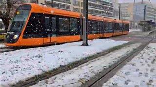 🇬🇷❄ SNOWING IN ATHENS GREECE 24th of JANUARY 2022 ΧΙΟΝΙΑ ΣΤΗΝ ΑΘΗΝΑ ATHENS CITY WALKING TOUR 4k [upl. by Nimoynib]