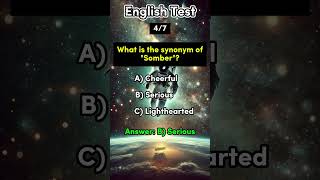 English Synonym Quiz Short english synonyms puzzle quiz trivia quiztime vocabulary shorts [upl. by Viquelia]