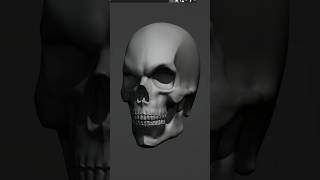 Animating skull in blender blender animation [upl. by Ludwog]