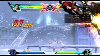 UMVC3 TronSpencerDoom combo [upl. by Nocam42]