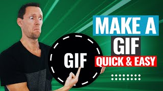 How to Make a GIF From Video  Video to GIF Tutorial UPDATED [upl. by Nelo21]