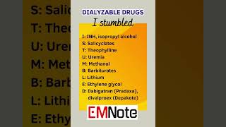 Dialyzable Drugs and Toxins [upl. by Antoinetta]