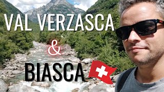 Valle VERZASCA y BIASCA ¿Salté de un PUENTE en TICINO  Suiza 4 [upl. by Naam]