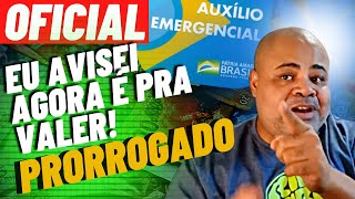 Oficial Auxílio Prorrogado Ao Vivo [upl. by Hareema]