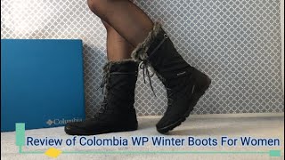 Review of Colombia  Best Waterproof Winter Boots For Women  Works For 25 to 32C  ON FEET LOOKS [upl. by Notlrahc]