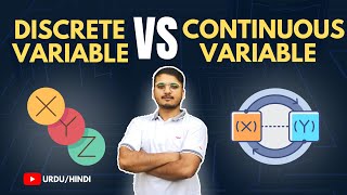 What is Discrete Variable amp Continuous Variable Urdu  Hindi [upl. by Annerb]