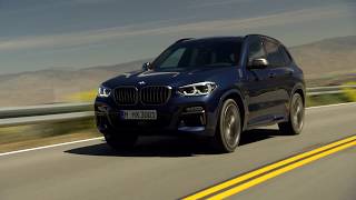 The new BMW X3 M40 Driving Video  AutoMotoTV [upl. by Ecinehs]