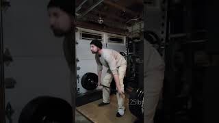 225lb lift 🫡 noprtoday lifting weightlifting [upl. by Elvah62]