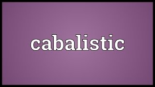 Cabalistic Meaning [upl. by Airotahs898]