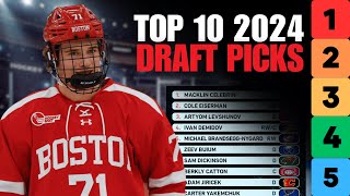 My NHL 2024 Draft MOCK DRAFT [upl. by Felecia]