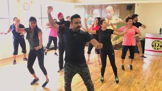 Record Bolde Simple Bhangra Dance Steps  Ammy Virk  Golds Gym [upl. by Idnim]