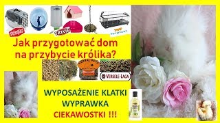 Jak przygotować dom na przybycie królika wyprawka dla królika wyposażenie klatki ciekawostki [upl. by Yetty]