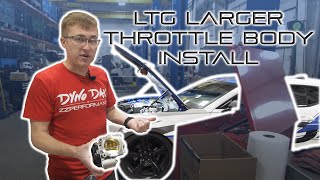 ZZP Install  LTG Larger Throttle Body [upl. by Alyehc]